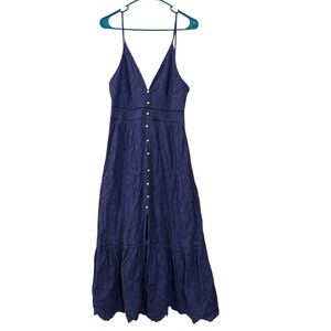Simplee Apparel Deep Blue Maxi Dress